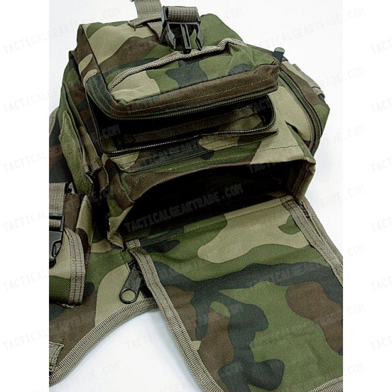 Military Universal Utility Shoulder Bag Camo Woodland