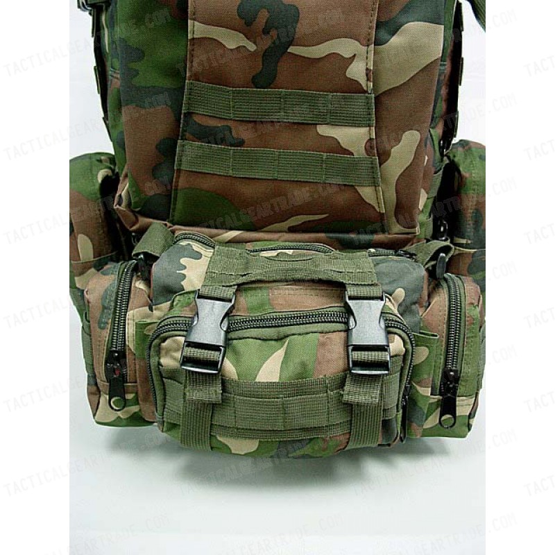 CamelPack Tactical Molle Assault Backpack Camo Woodland