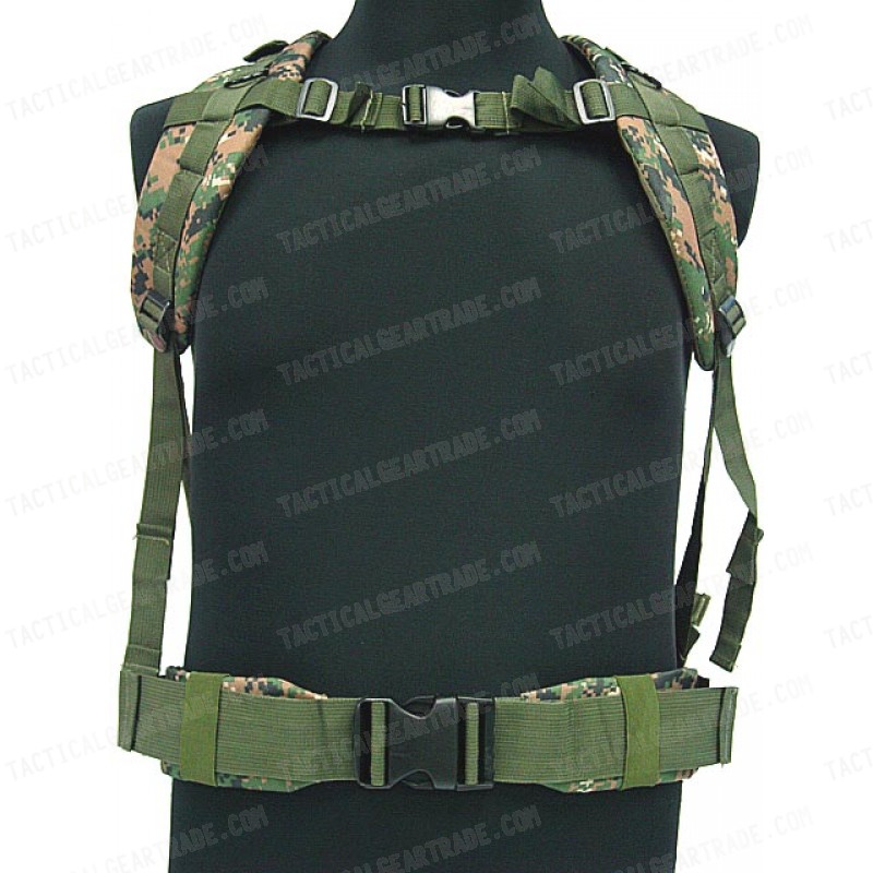 3-Day Molle Assault Backpack Digital Camo Woodland