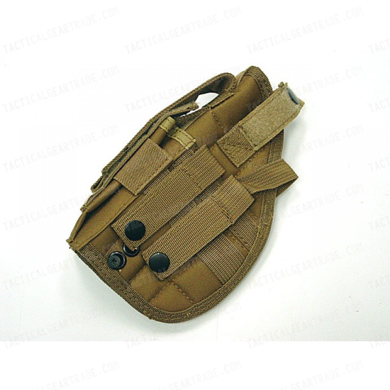 Molle Drop Leg Platform Panel w/Pistol Holster Coyote Brown