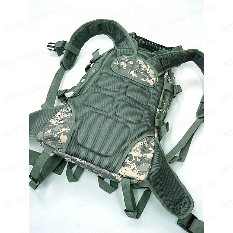 Tactical Molle Patrol Rifle Gear Backpack Digital ACU Camo