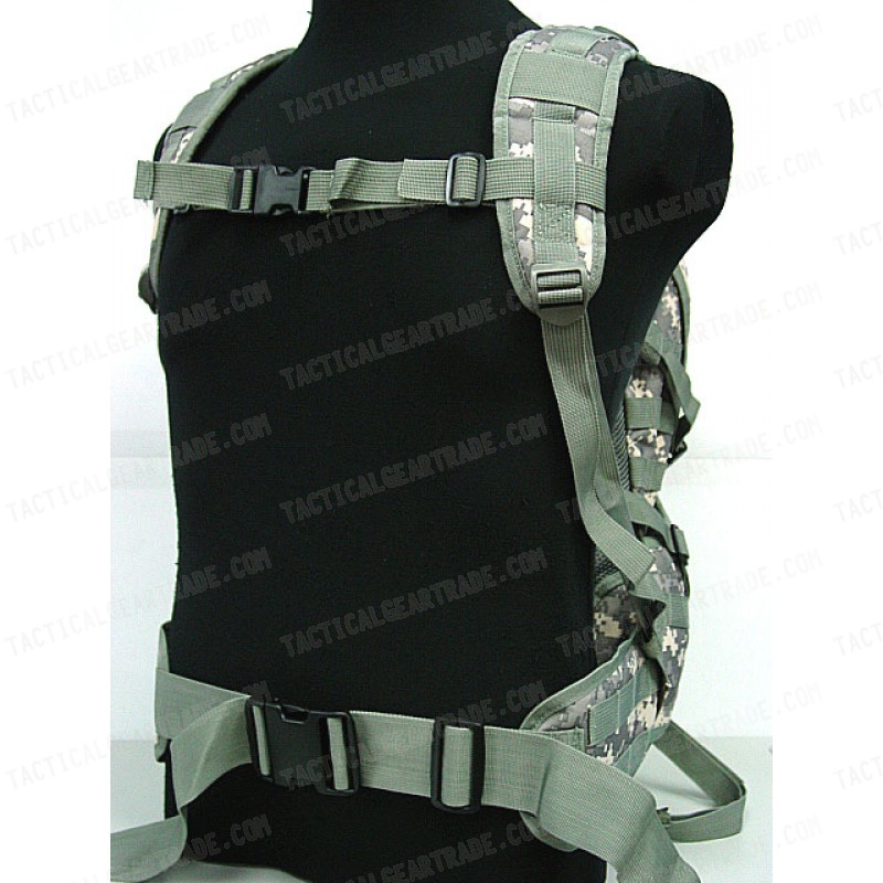 Tactical Molle Patrol Rifle Gear Backpack Digital ACU Camo