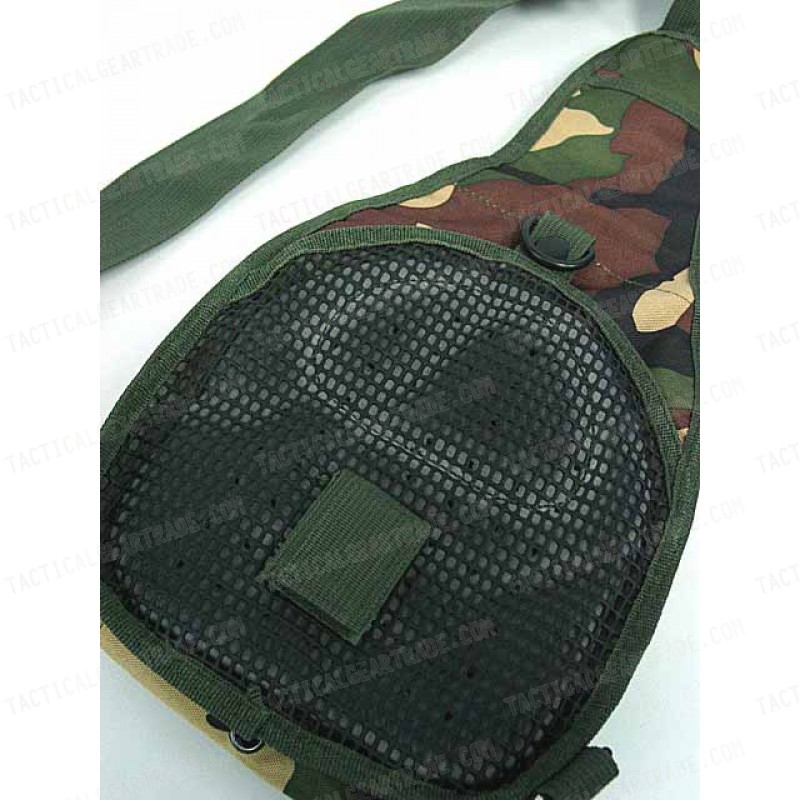 Tactical Utility Gear Shoulder Sling Bag Camo Woodland S