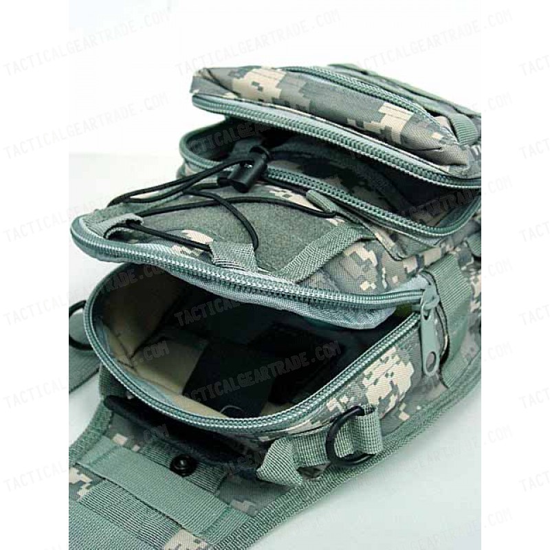 Tactical Utility Gear Shoulder Sling Bag Digital ACU Camo S