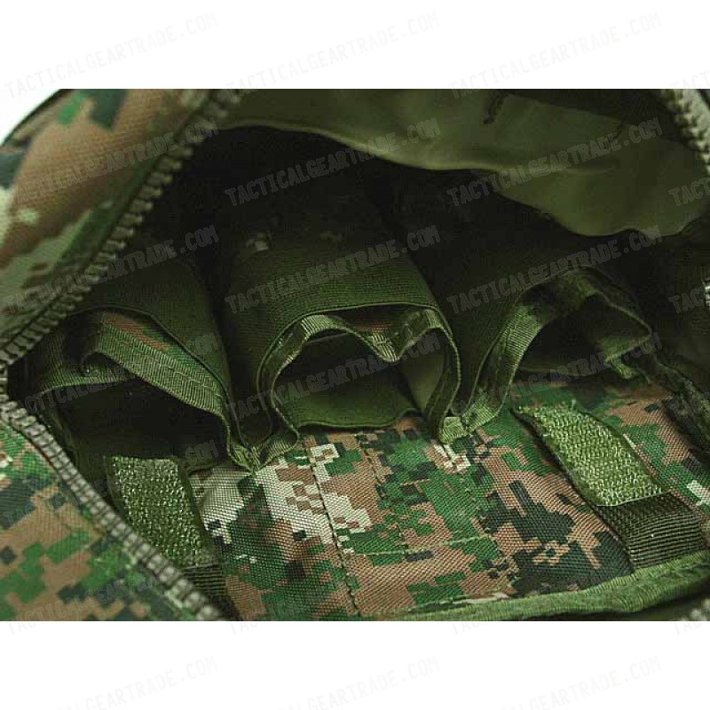 Molle Drop Leg Panel Utility Waist Pouch Bag Digital Woodland