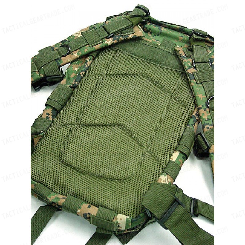 Level 3 Molle Assault Backpack Digital Camo Woodland