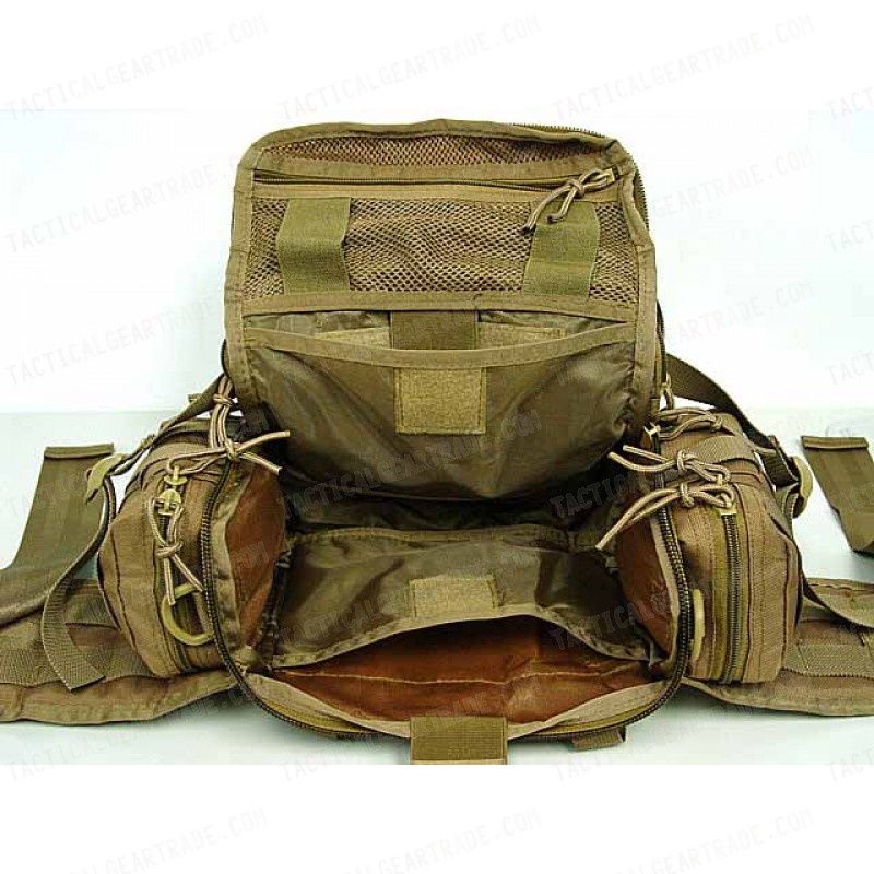 Molle Utility Gear Assault Waist Pouch Bag Coyote Brown