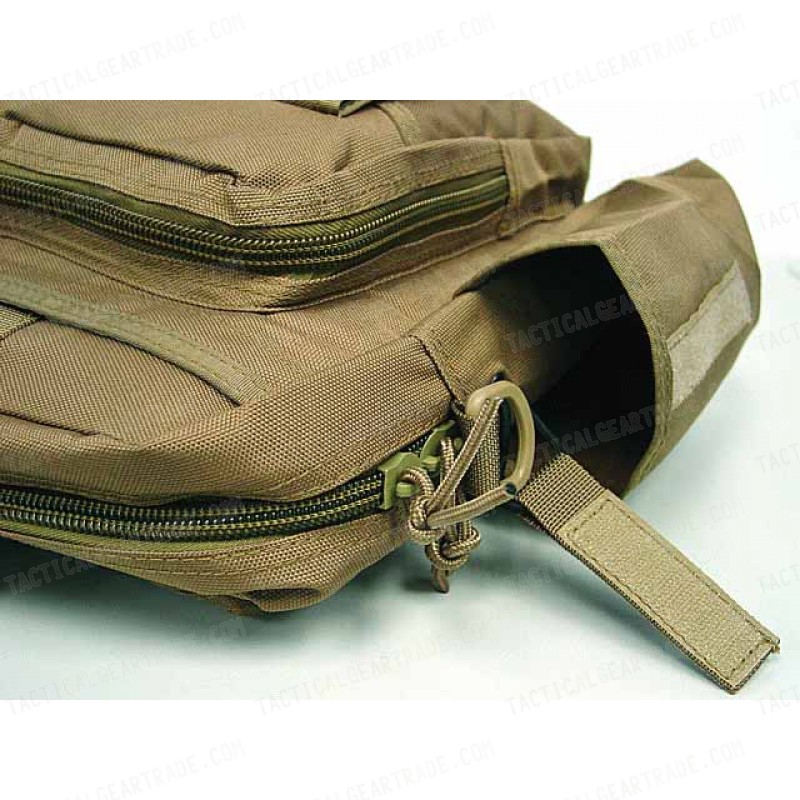 Airsoft Utility Briefcase Shoulder Bag Coyote Brown