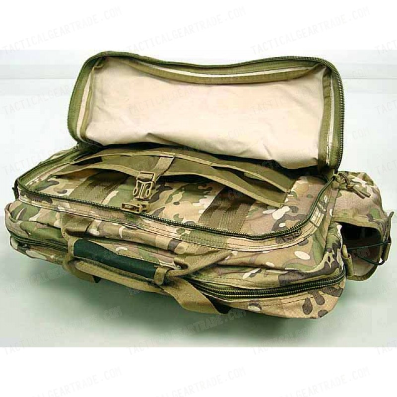 Airsoft Utility Briefcase Shoulder Bag Multi Camo