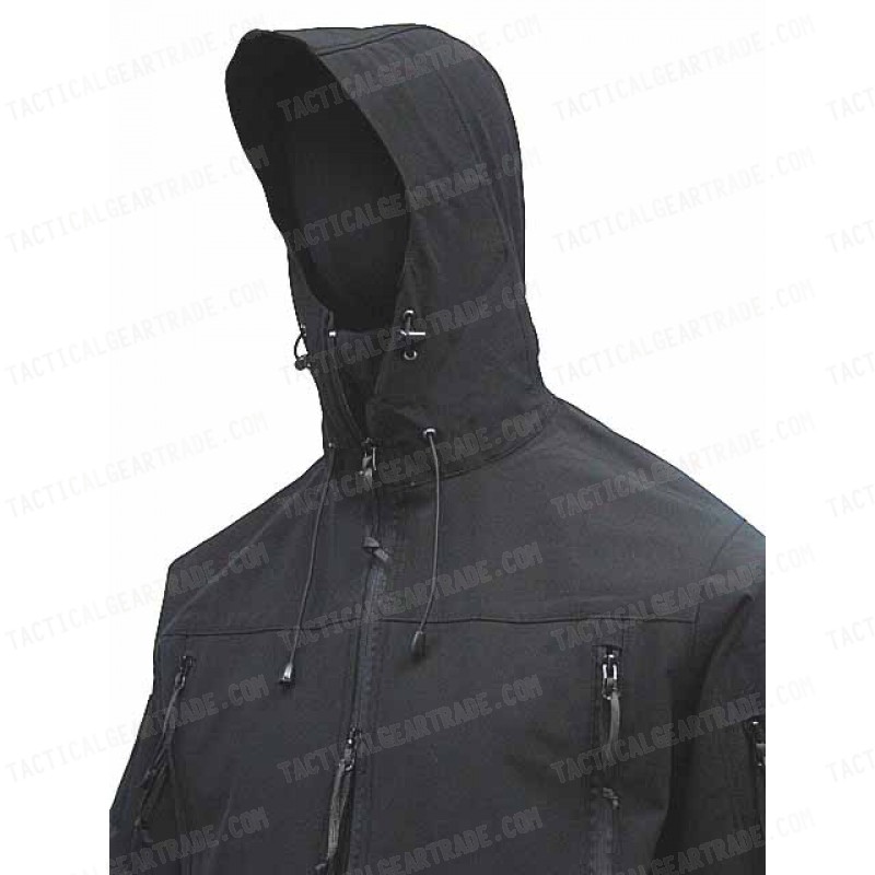 Gen 4 Hoodie Soft Shell Waterproof Jacket Black