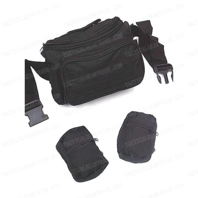 Modular Molle Utility Gear Waist Bag Pouch Black