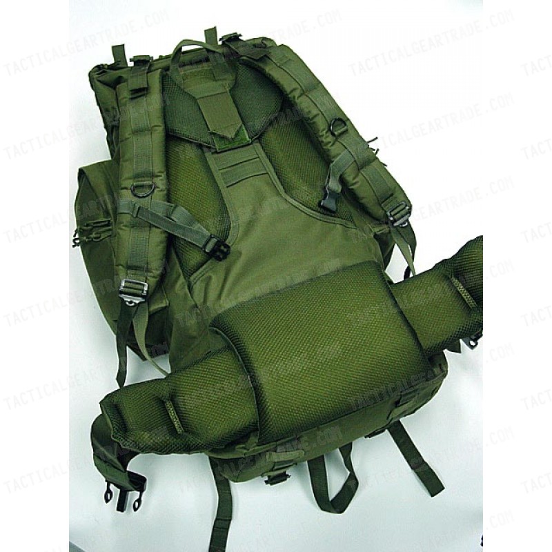 65L Combat Rucksack Camping Backpack OD