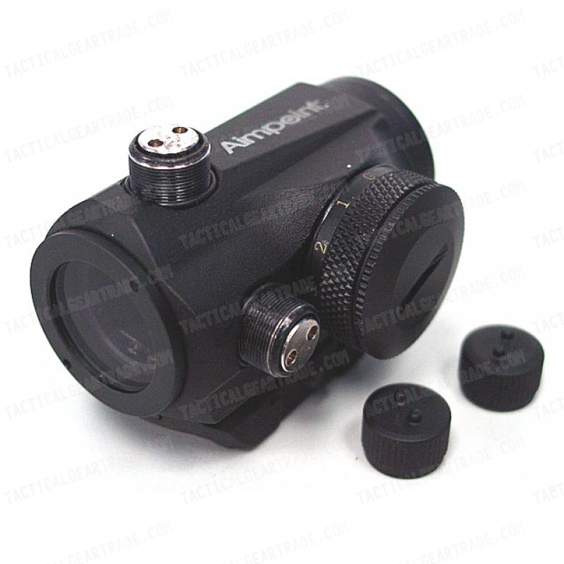 1x24 Micro T-1 Red/Green Dot Sight Scope w/QD High Mount