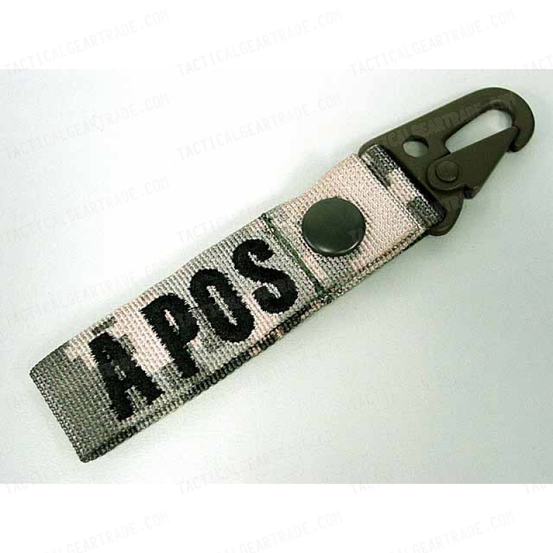 A POS Blood Type Identification Strap Digital ACU Camo