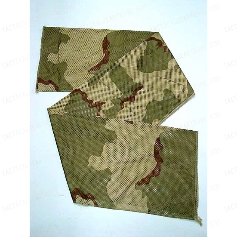 USMC Army Scrim Scarf Face Veil Mask Desert Camo