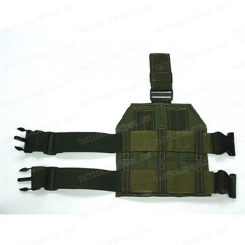 Airsoft Molle Drop Leg Panel Platform OD