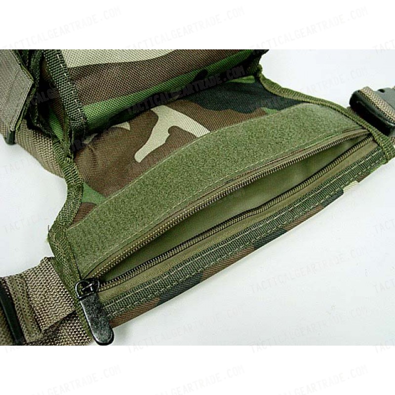 Drop Leg Utility Waist Pouch Carrier Bag Camo Woodland