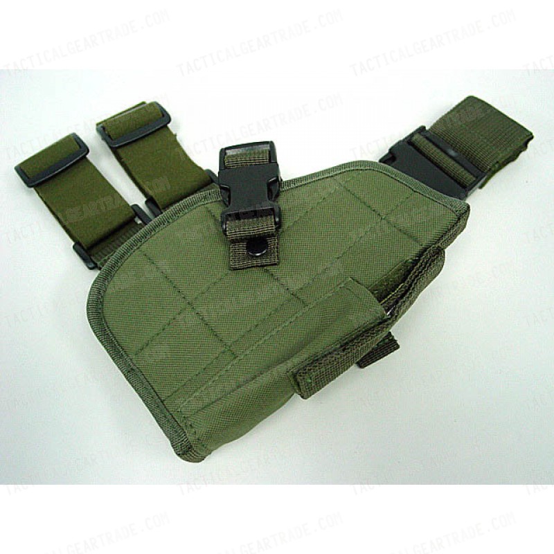 Tactical Drop Leg Pistol Holster OD