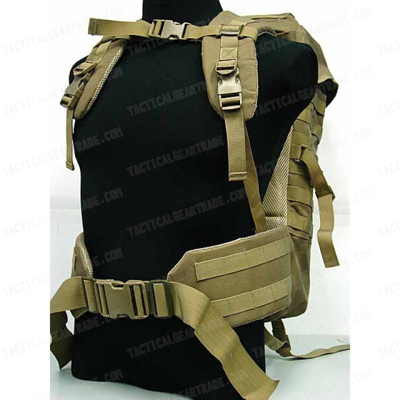 Molle Style Patrol Pack Assault Backpack Coyote Brown