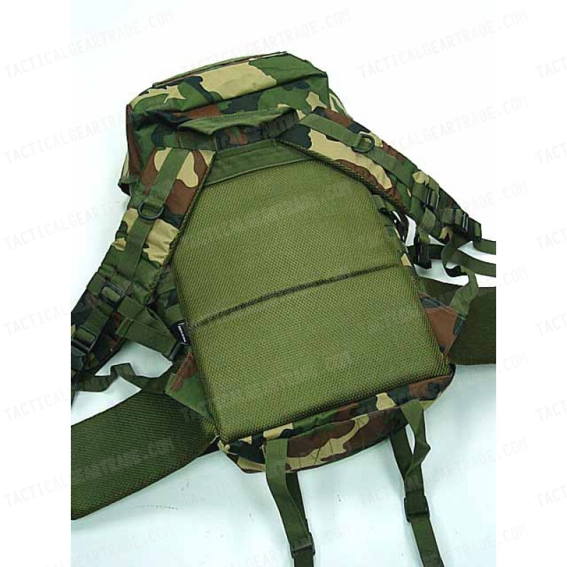 Molle Style Patrol Pack Assault Backpack Camo Woodland