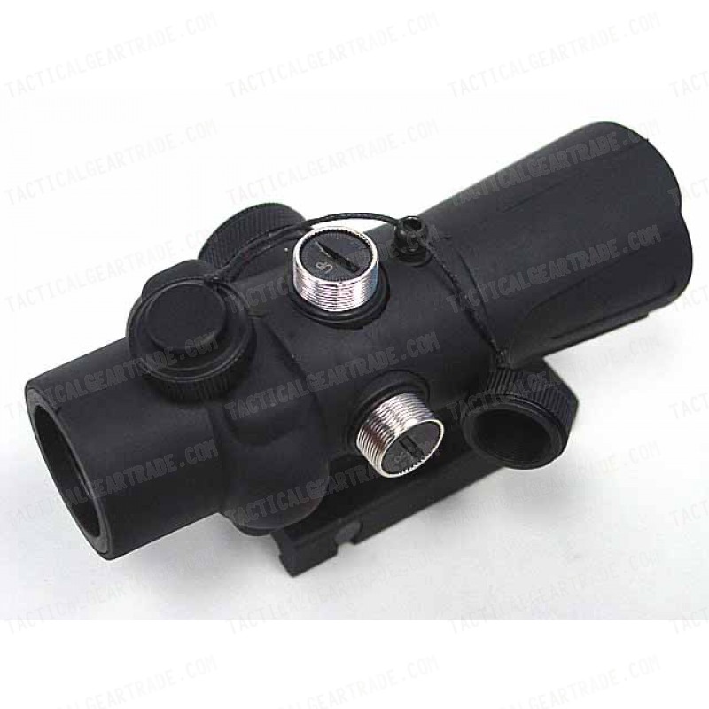 1x30 30mm Red/Green Dot Sight Scope w/Killflash QD Mount