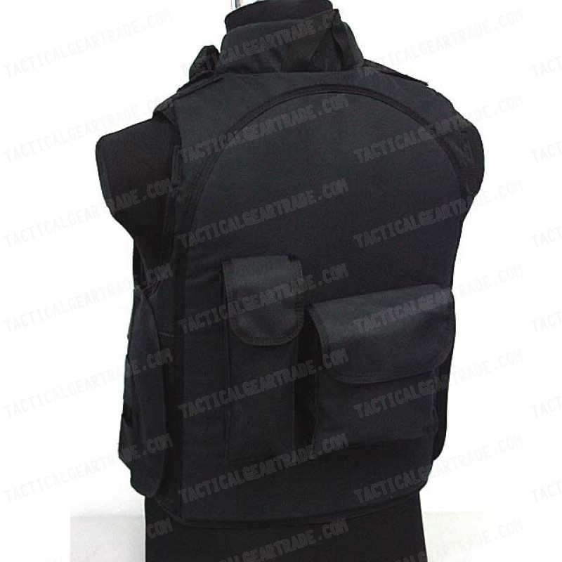 Airsoft Paintball Tactical Combat Assault Vest Black