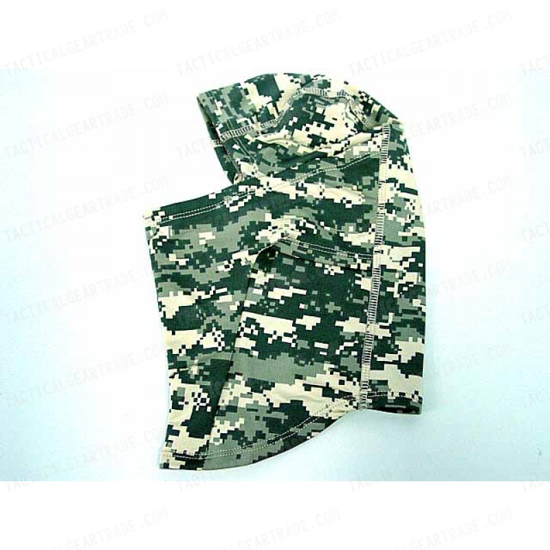 Balaclava Hood Full Face Head Mask Protector Digital ACU Camo