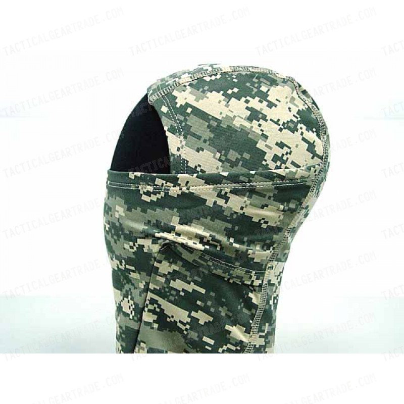 Balaclava Hood Full Face Head Mask Protector Digital ACU Camo