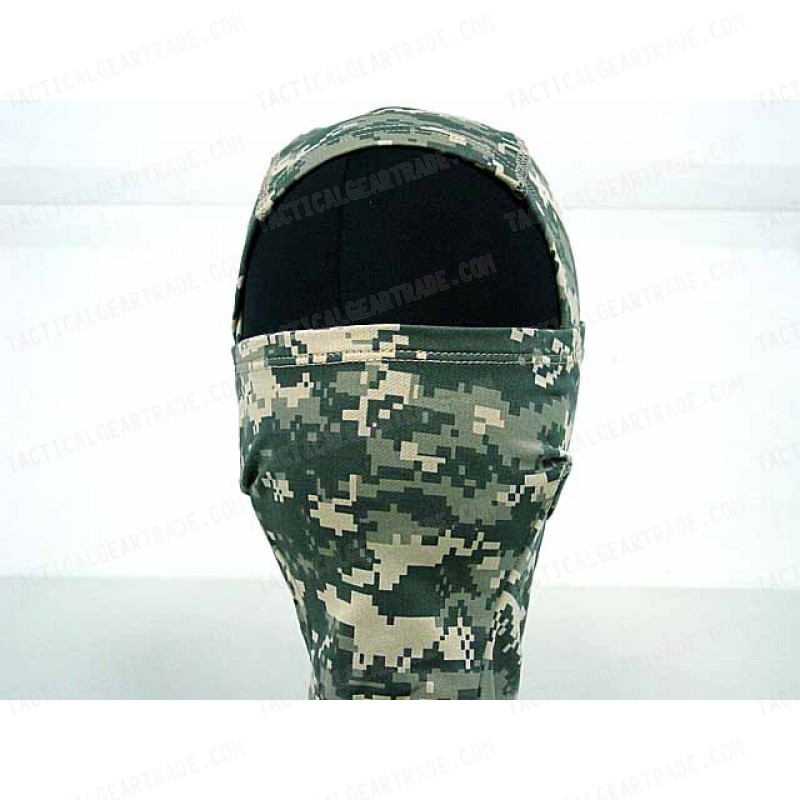 Balaclava Hood Full Face Head Mask Protector Digital ACU Camo