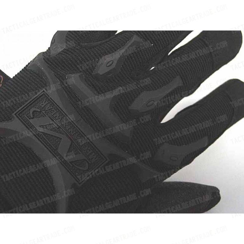 Full Finger Airsoft Tactical M-Pact Style Gloves Black