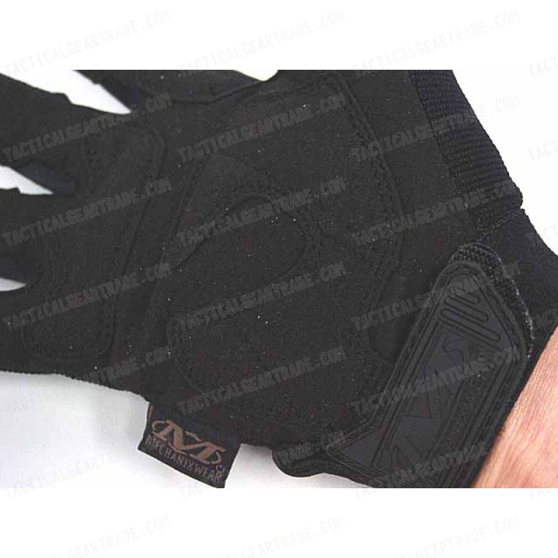 Full Finger Airsoft Tactical M-Pact Style Gloves Black