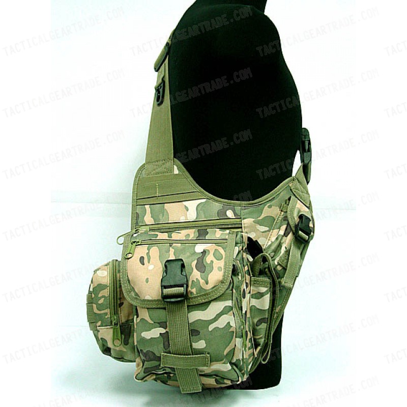 Military Universal Utility Shoulder Bag Multi Camo