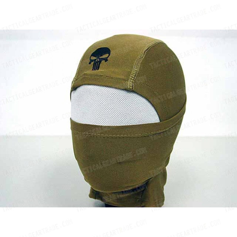 Balaclava Hood Full Face Head Mask Protector Coyote Brown