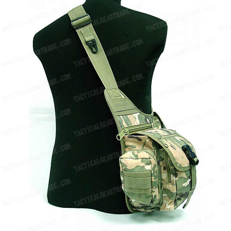 Military Universal Utility Shoulder Bag Multi Camo