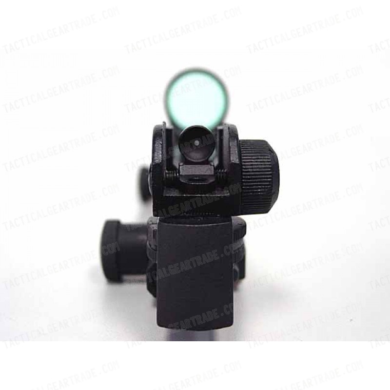 CMore Style Red Dot Sight Reflex with AR Rear Iron Sight Black