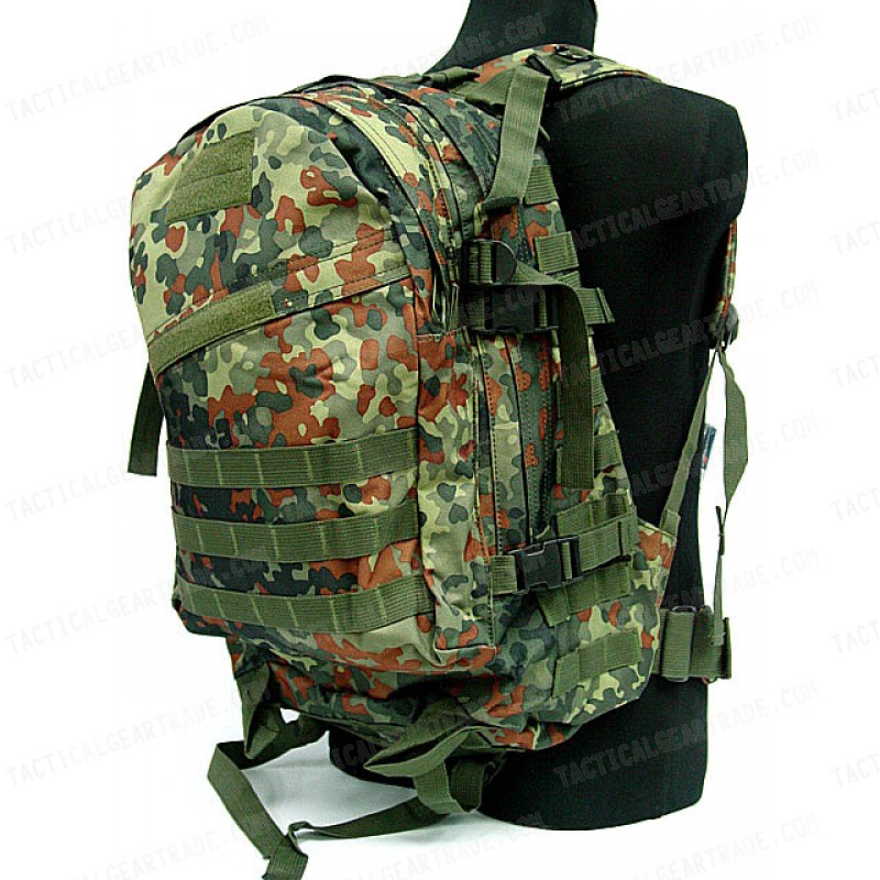 3-Day Molle Assault Backpack German Camo Woodland