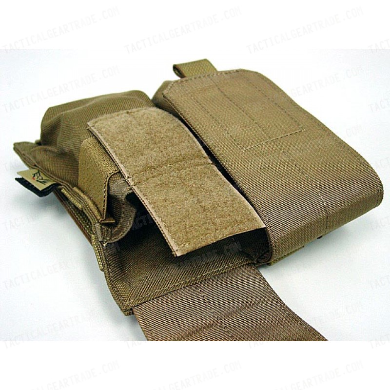 Flyye 1000D Molle Double M4/M16 Magazine Pouch Coyote Brown