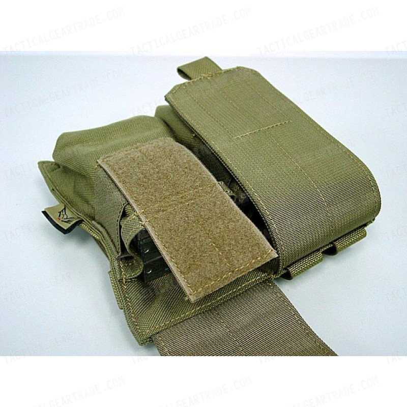 Flyye 1000D Molle Double M4/M16 Magazine Pouch Khaki