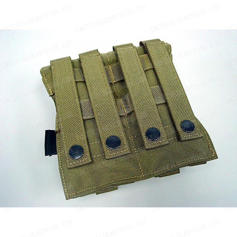 Flyye 1000D Molle Double M4/M16 Magazine Pouch Khaki