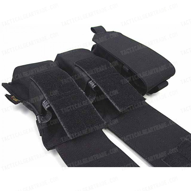 Flyye 1000D Molle Triple M4/M16 Magazine Pouch Black