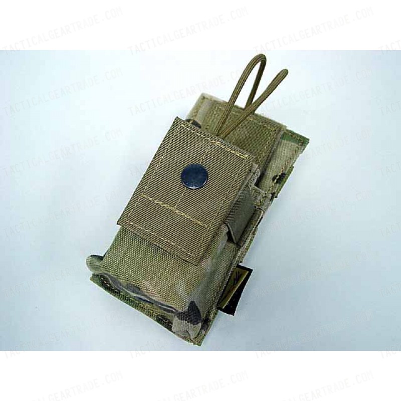 Flyye 500D Molle Short Radio/Walkie Talkie Pouch Multicam