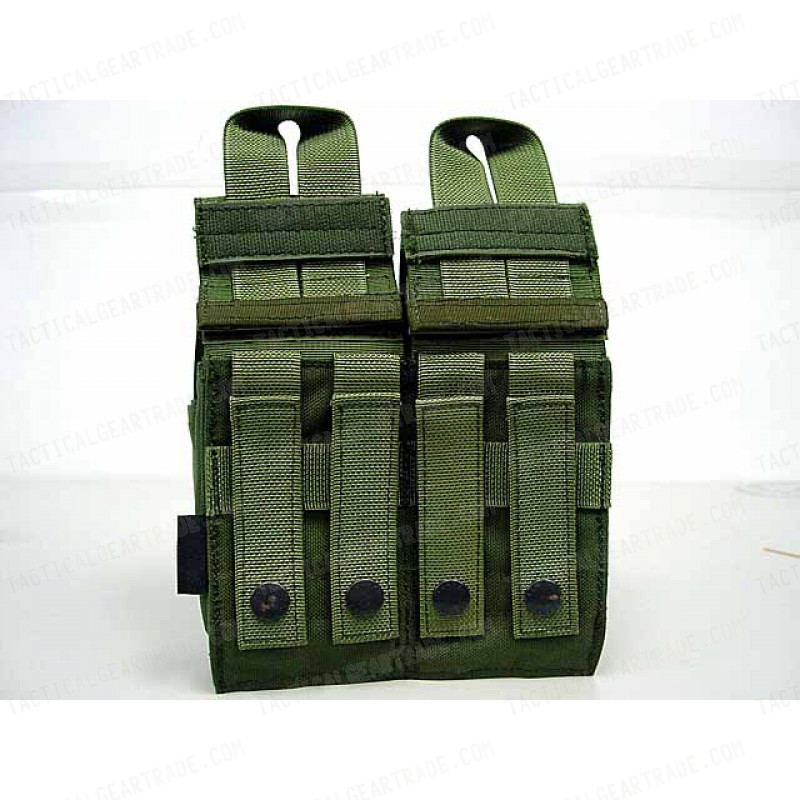 Flyye 1000D Molle Double M4 + Quad Pistol Mag Pouch OD
