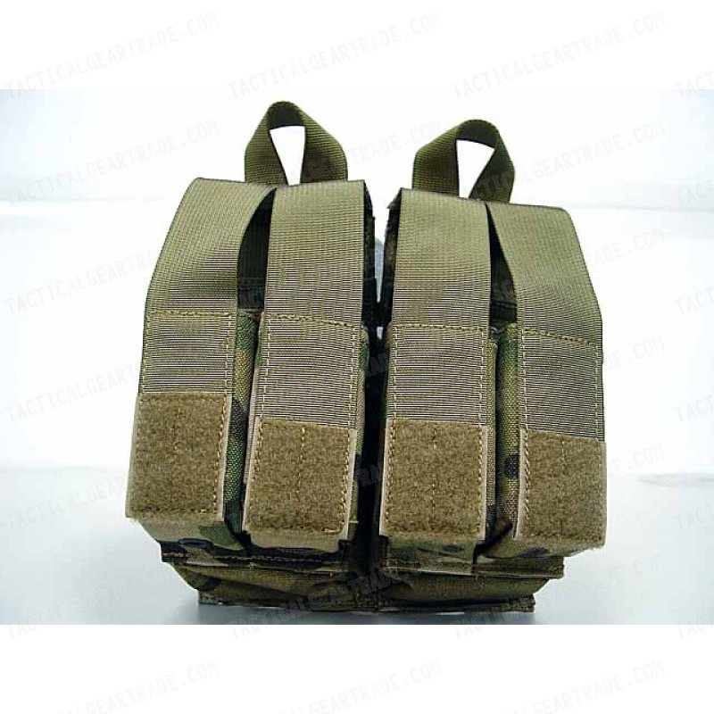 Flyye 1000D Molle Double M4 + Quad Pistol Mag Pouch Multicam