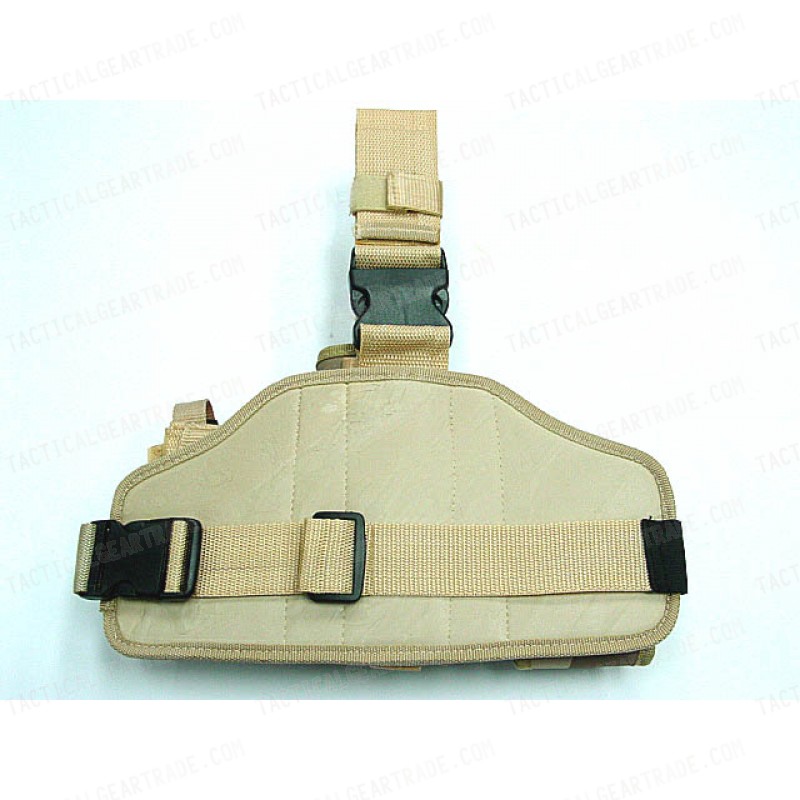 Component Molle Drop Leg Pistol Holster Desert Camo