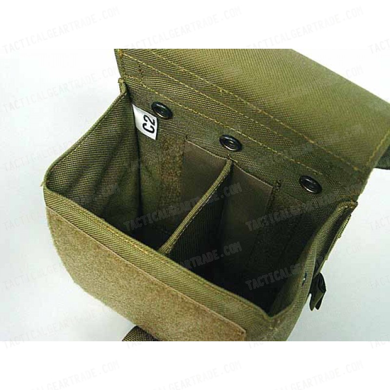 Flyye 1000D Molle M60 100rds Ammo Magazine Pouch Khaki