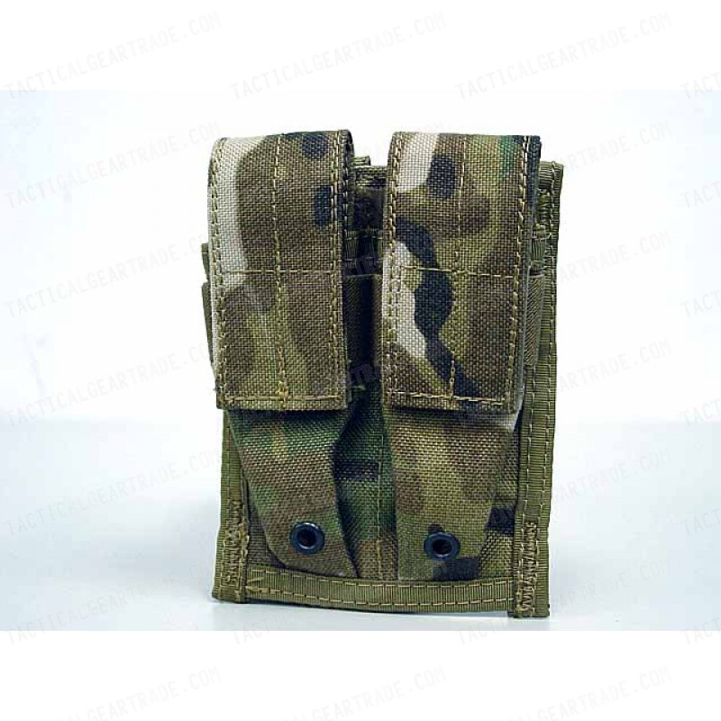 Flyye 500D Molle Double 9mm Pistol Magazine Pouch Multicam