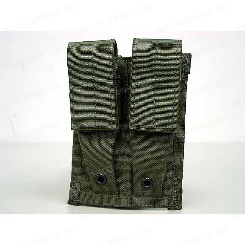 Flyye 1000D Molle Double 9mm Pistol Magazine Pouch Ranger Green