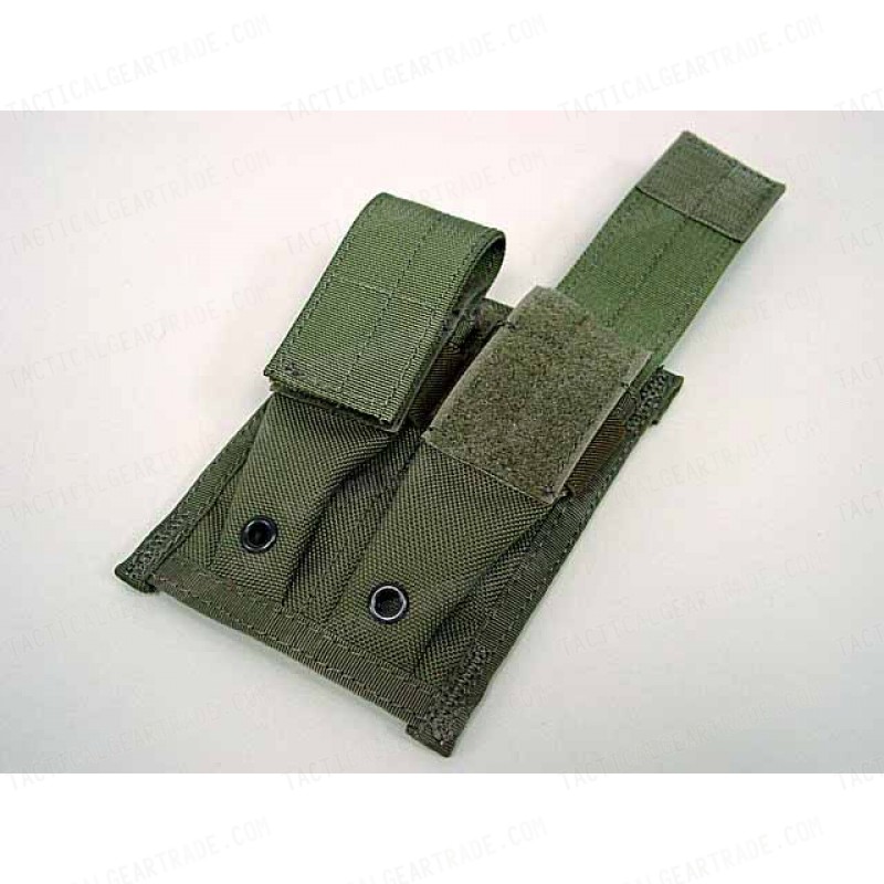 Flyye 1000D Molle Double 9mm Pistol Magazine Pouch Ranger Green