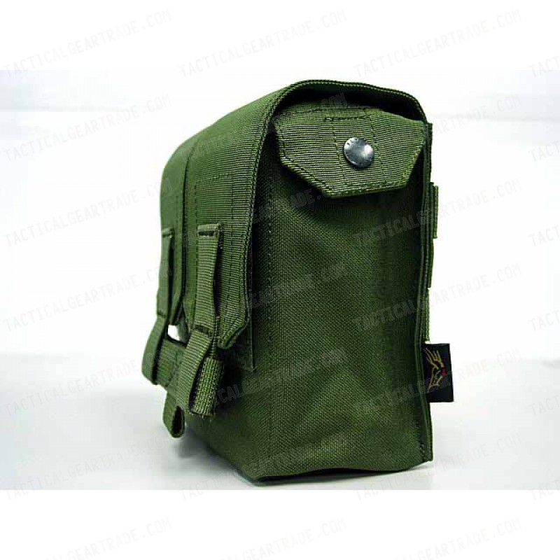 Flyye 1000D Molle M249 200rds Ammo Magazine Pouch OD