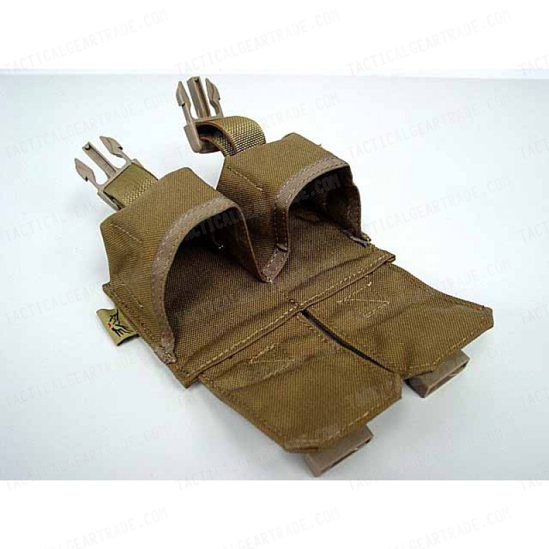 Flyye 1000D Molle Double Frag Grenade Pouch Coyote Brown